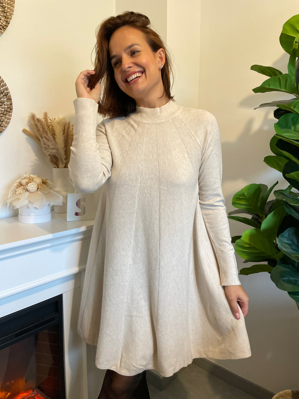 Robe Florine beige