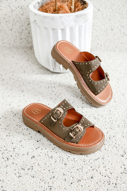 Sandales Emma kaki