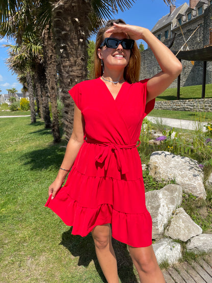 Robe Tiphaine rouge