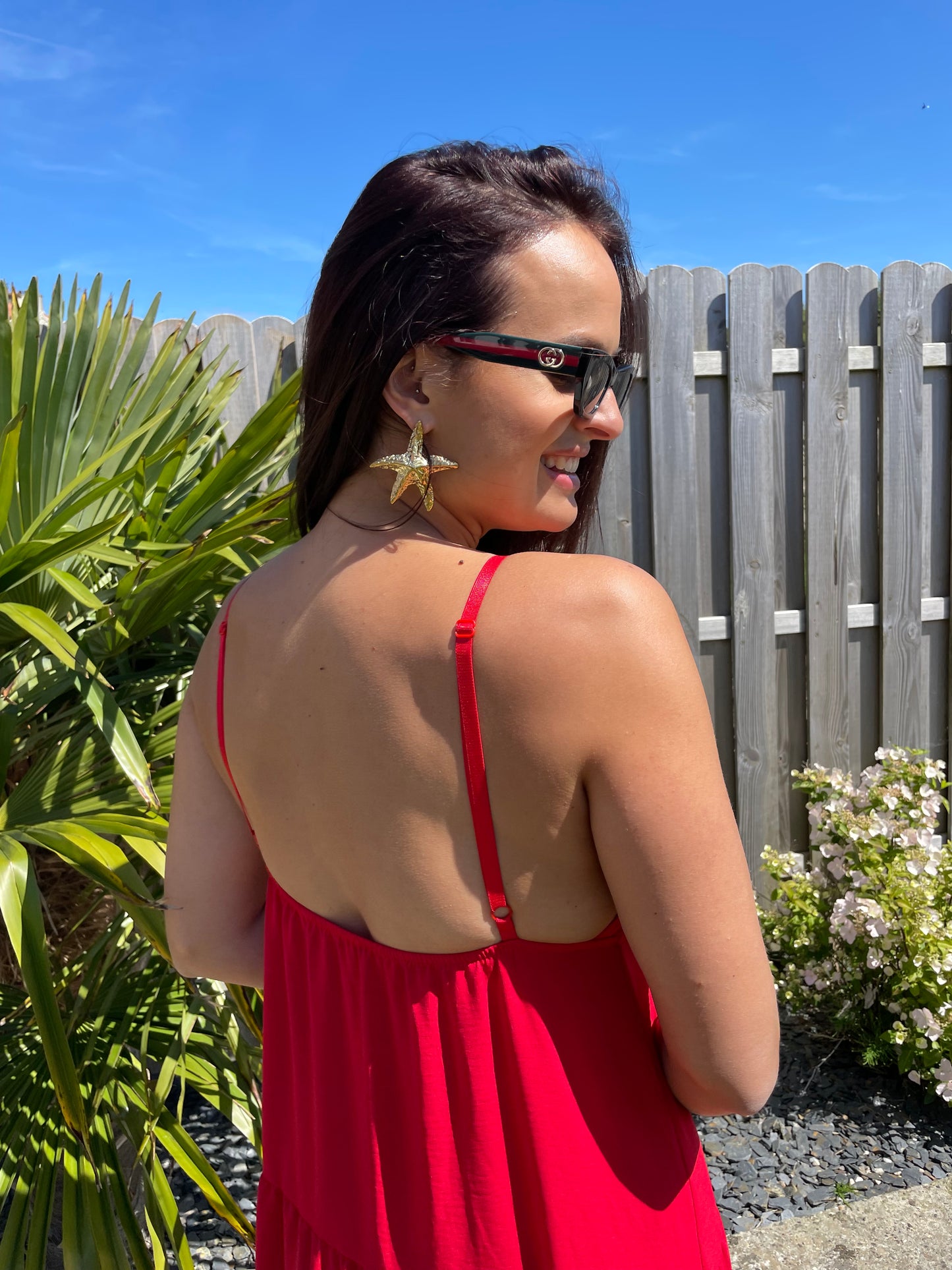 Robe Alma rouge