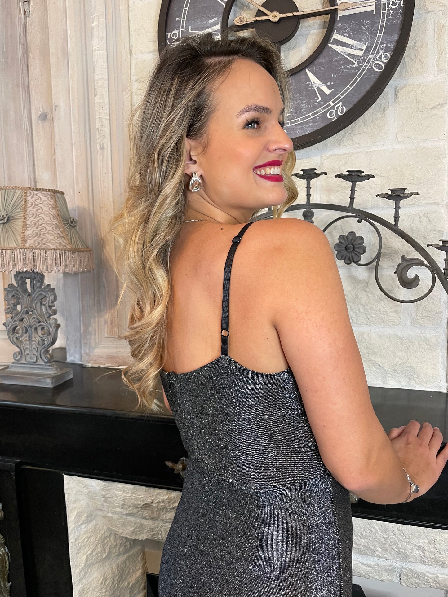 Robe Shine argentée