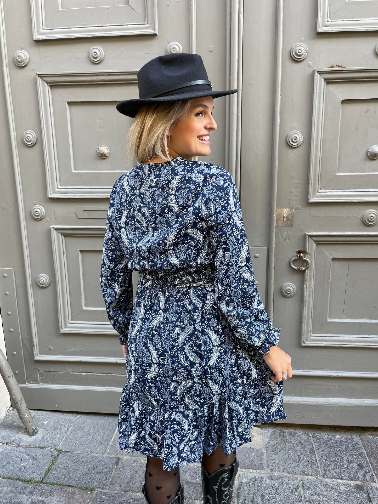 Robe Automne bleue