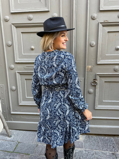 Robe Automne bleue