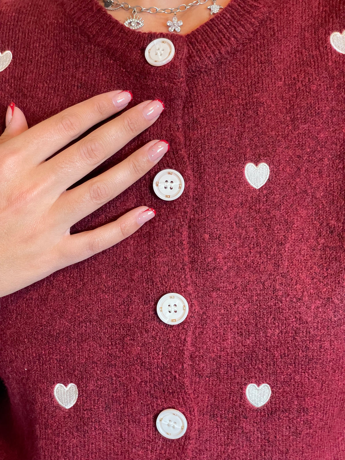 Gilet lover bordeaux