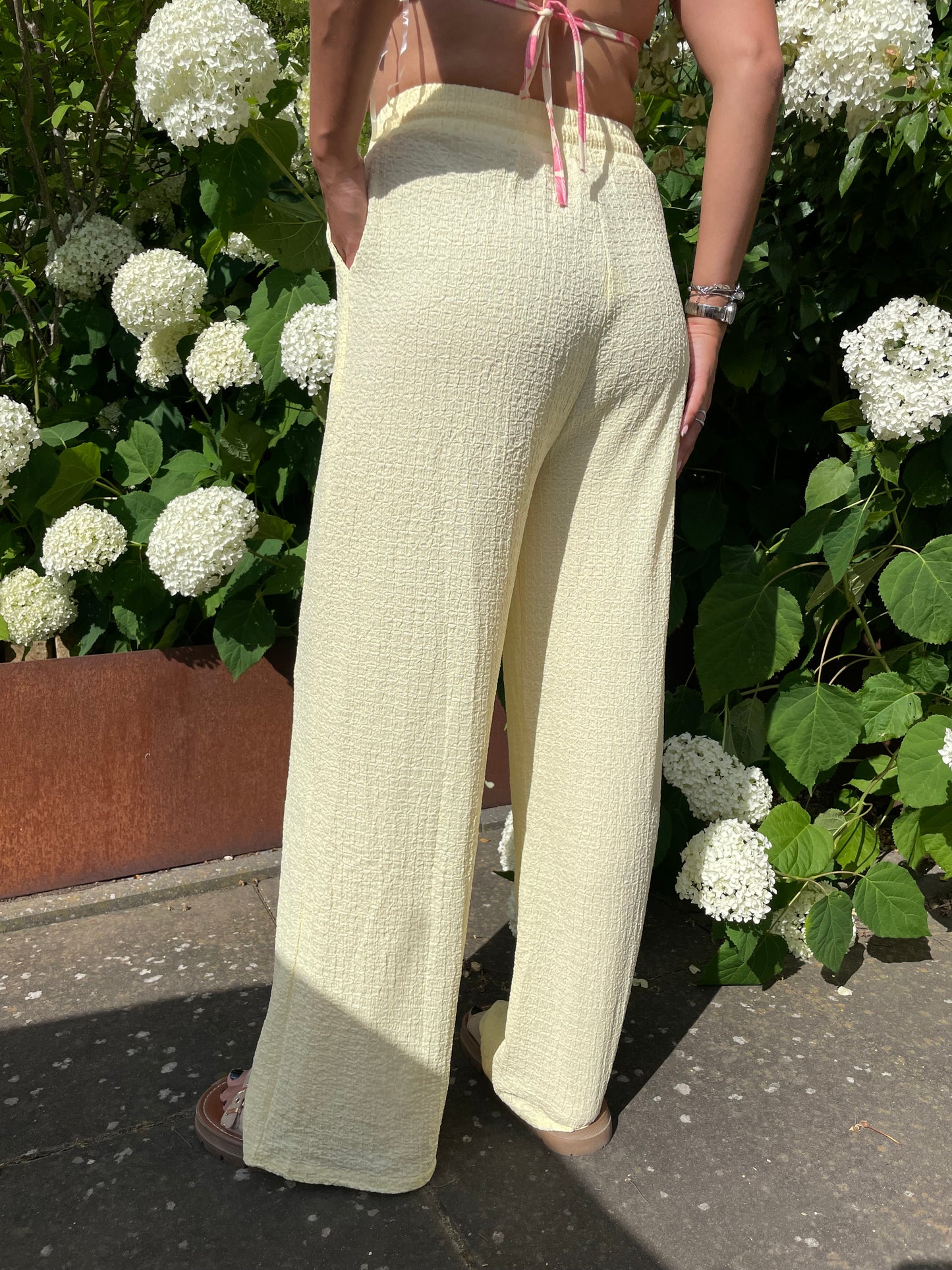 Pantalon Charlotte jaune