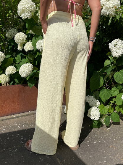 Pantalon Charlotte jaune