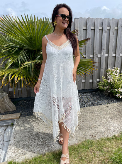 Robe asymétrique bohème