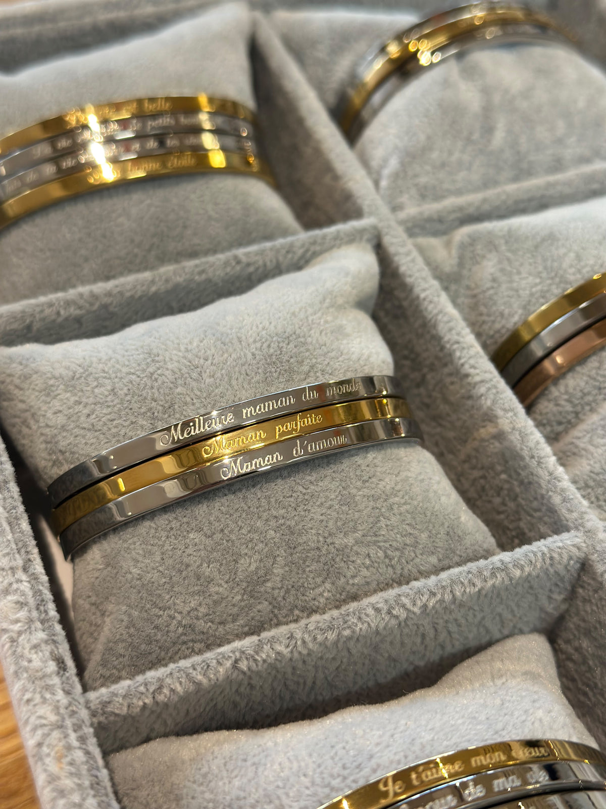 Bracelet message argent