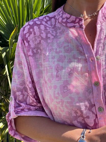 Chemise Leonie rose