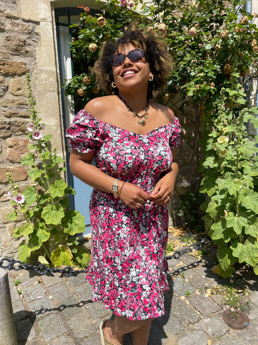 Robe Chloé rose