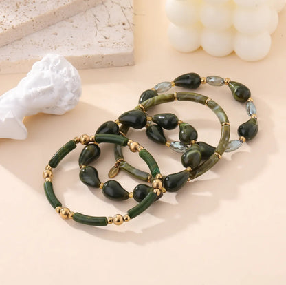 Bracelets bali Green