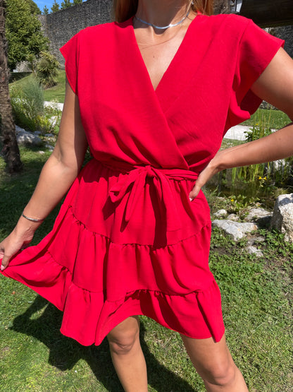 Robe Tiphaine rouge