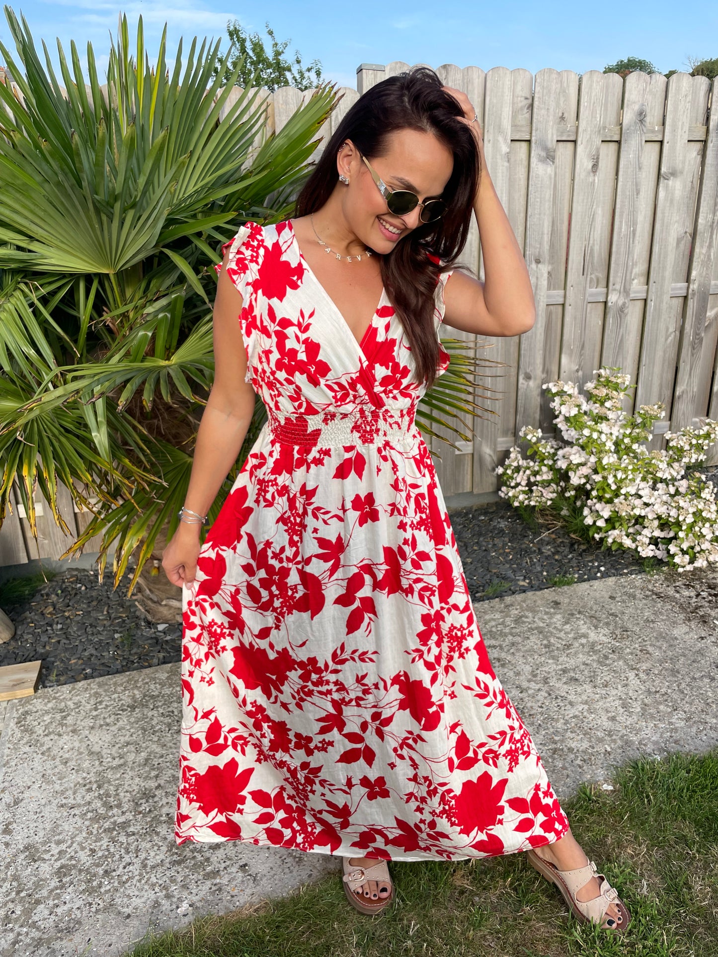 Robe Andrea rouge