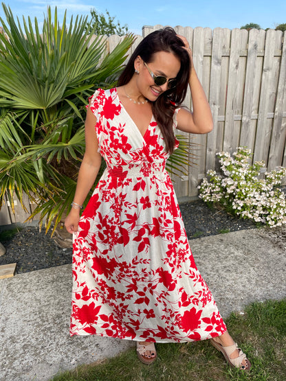 Robe Andrea rouge
