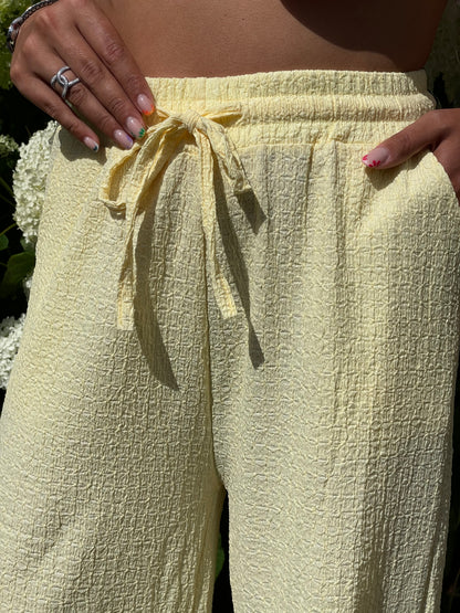 Pantalon Charlotte jaune
