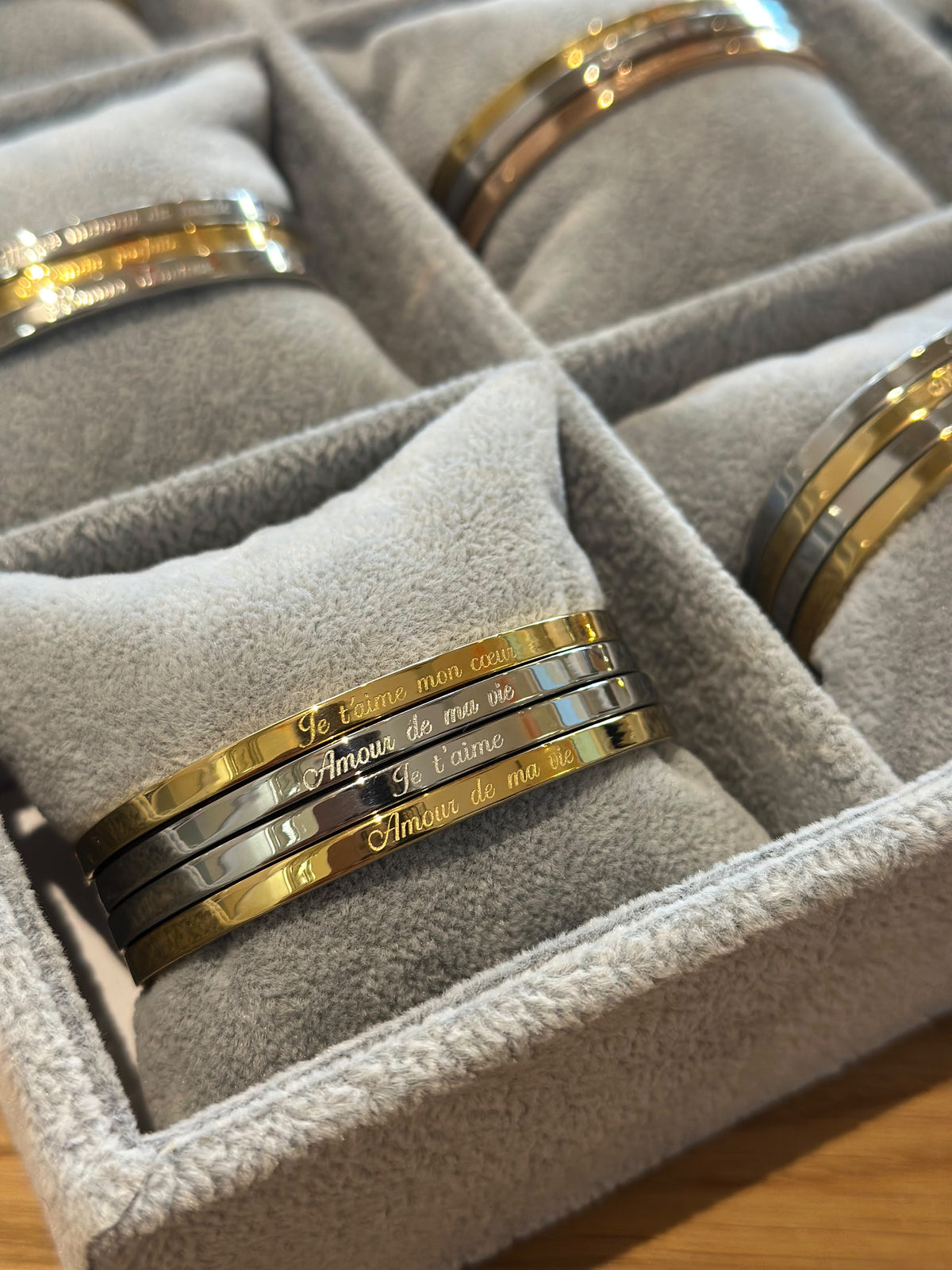 Bracelet message argent