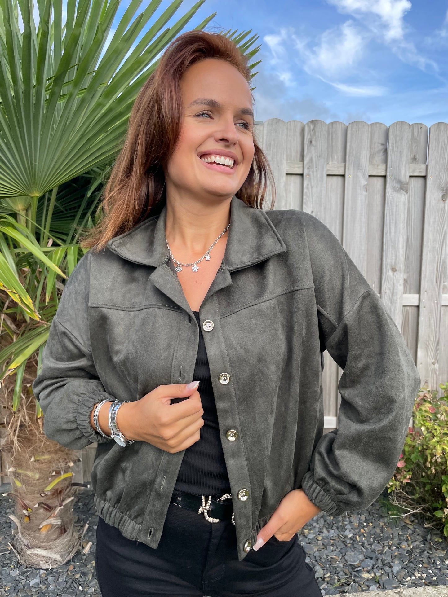 Veste Coralie kaki