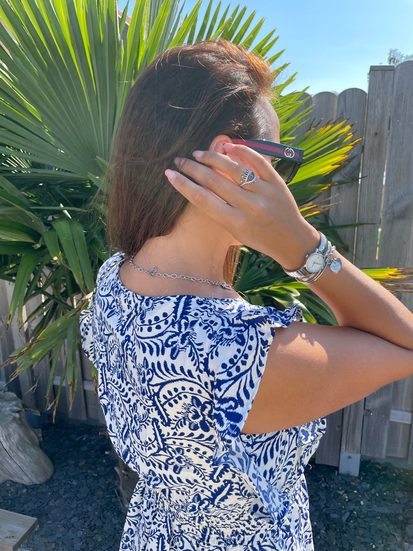 Robe arabesque longue