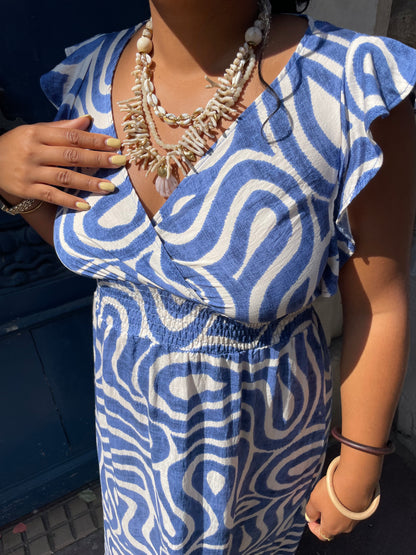 Robe Wave bleue