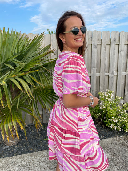 Robe flamingo rose