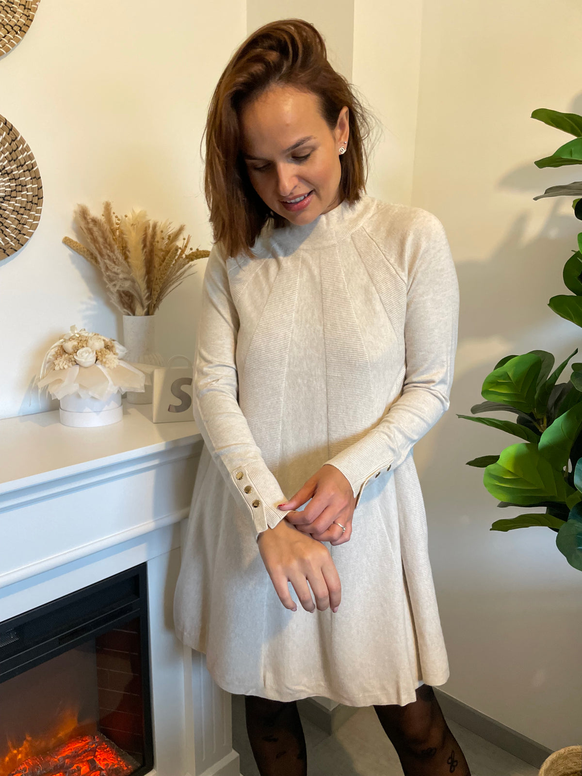 Robe Florine beige