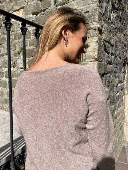 Pull Ambre beige