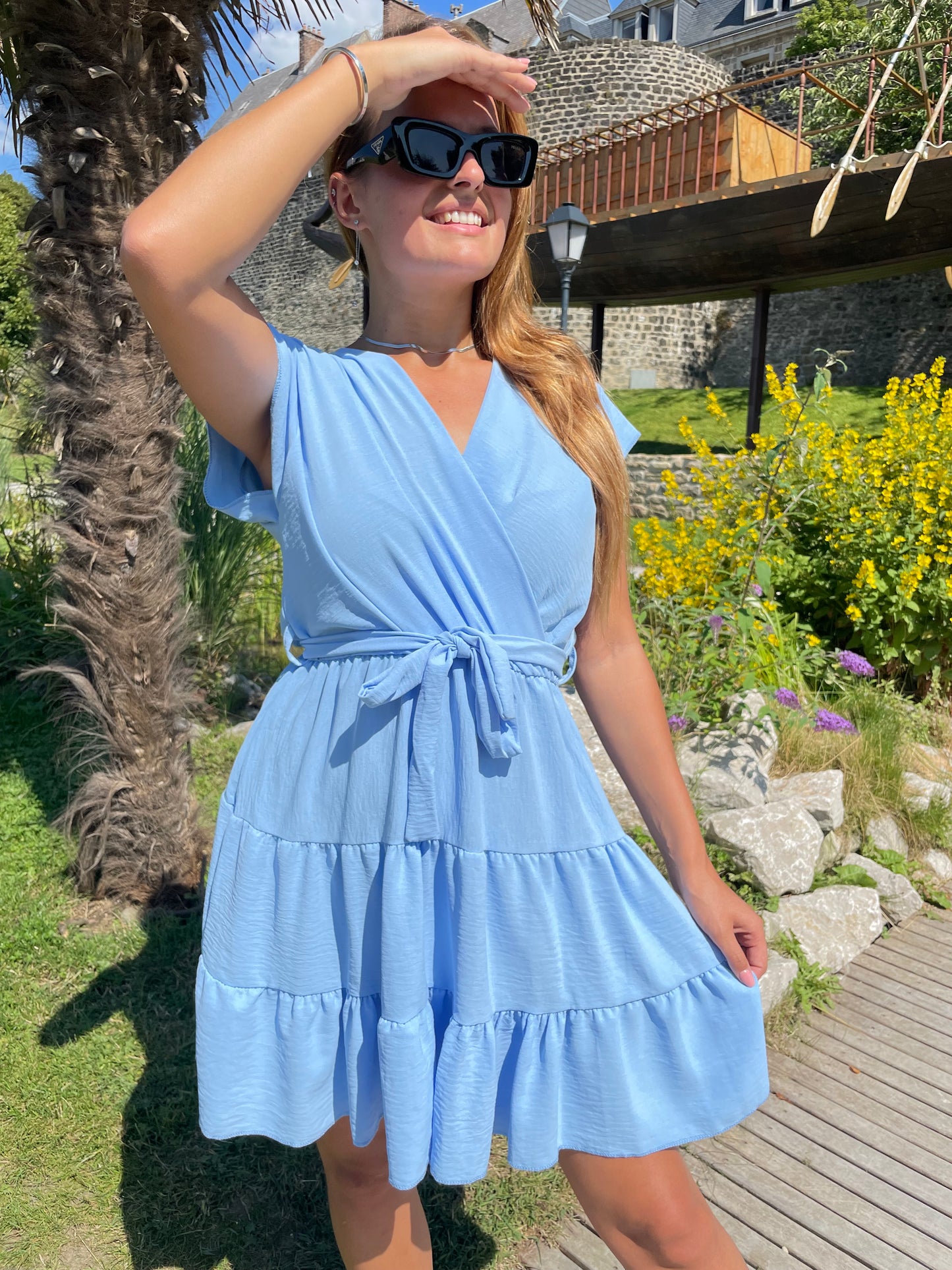 Robe Tiphaine bleu