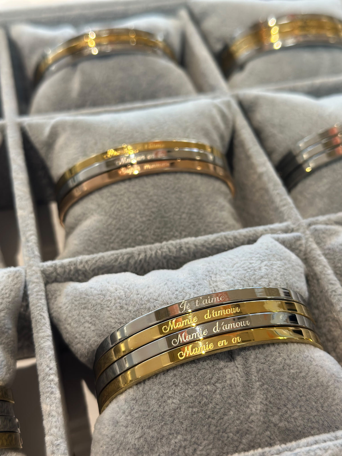 Bracelet message argent