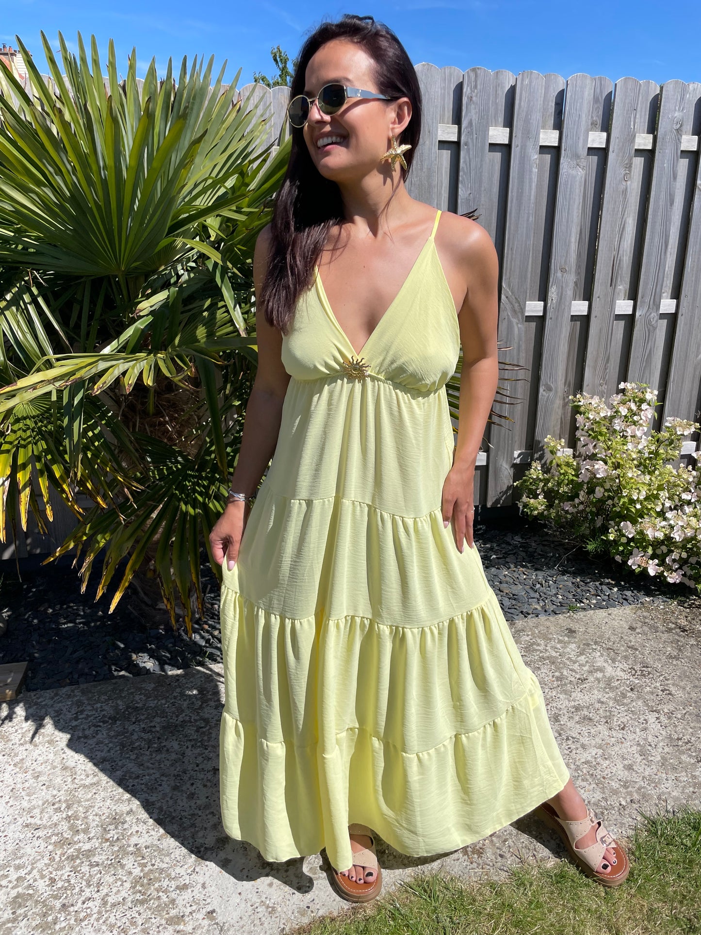 Robe Alma jaune