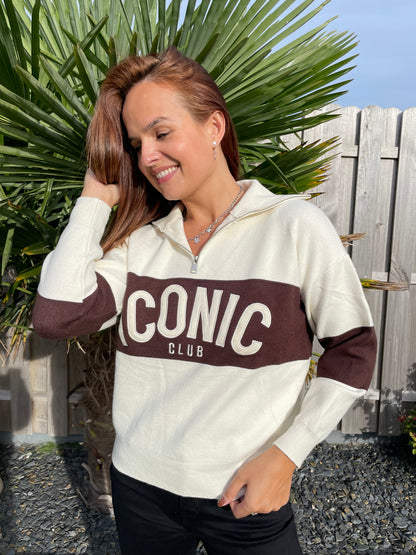 Pull iconic beige