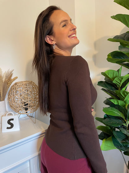 Haut Shells Marron