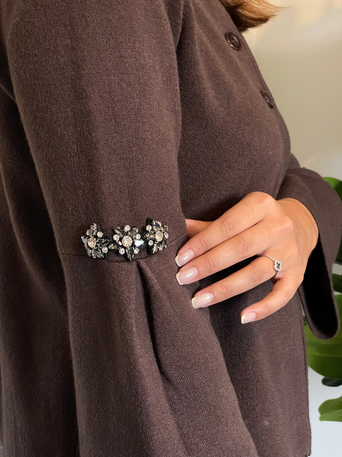 Pull gilet Léna marron