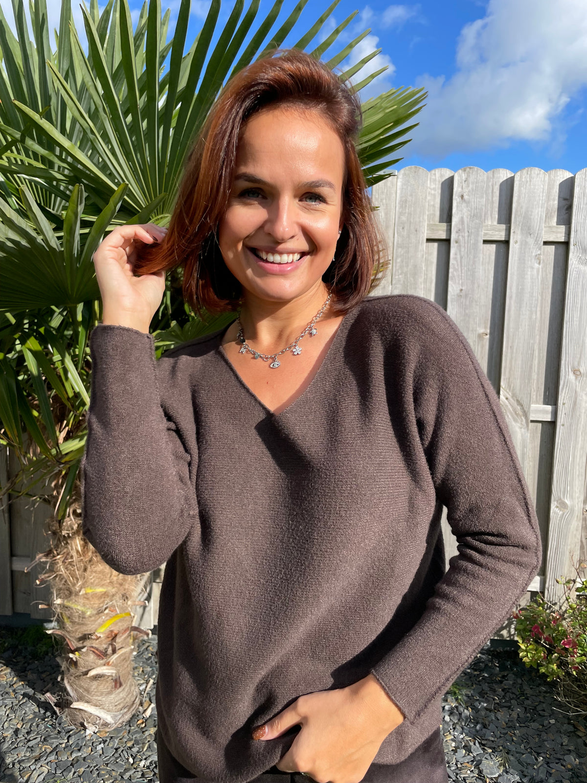 Pull Ambre marron