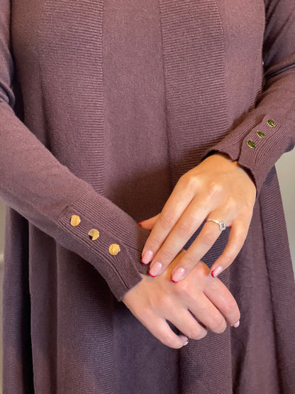 Robe Florine marron
