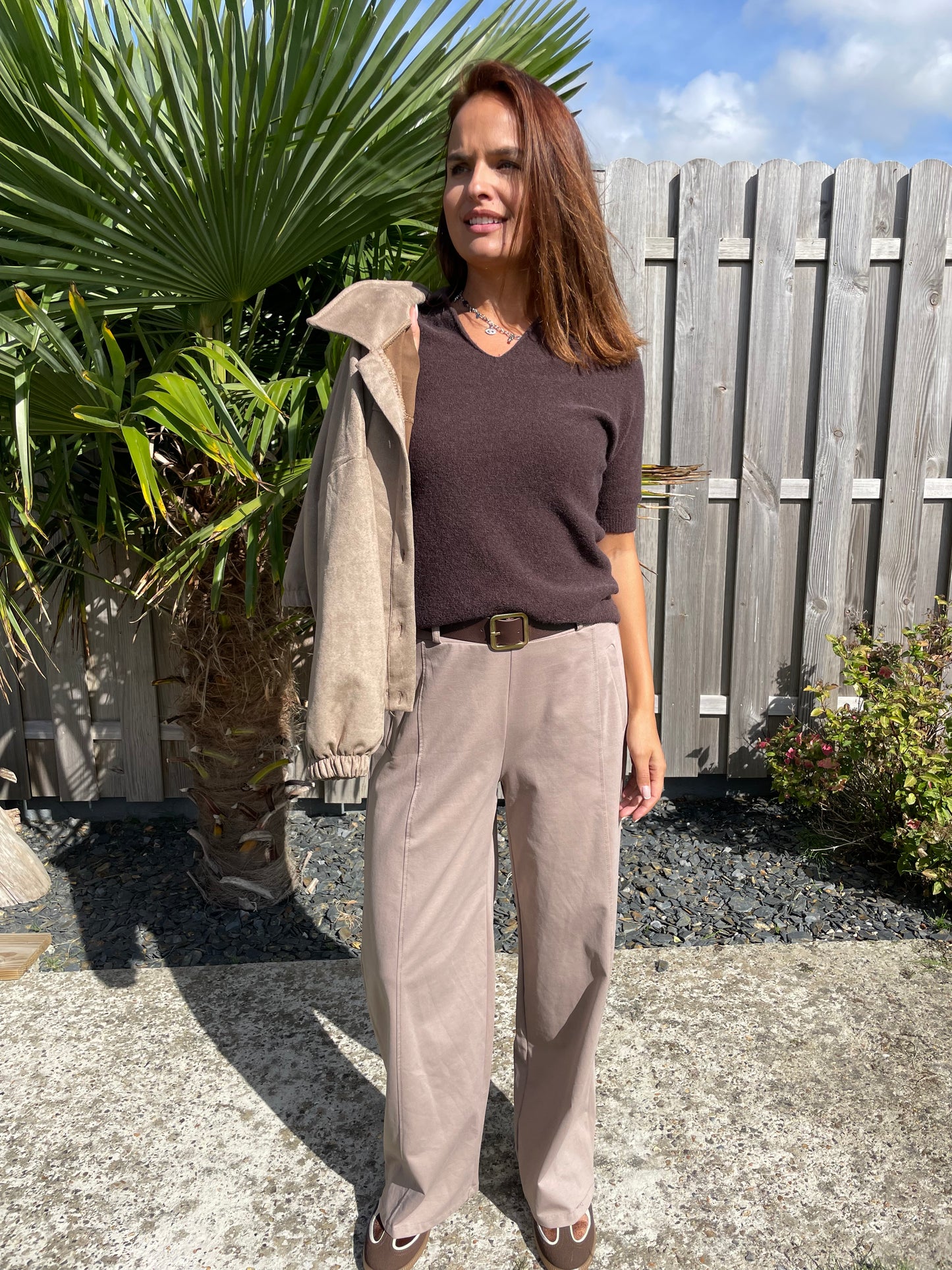 Pantalon taupe