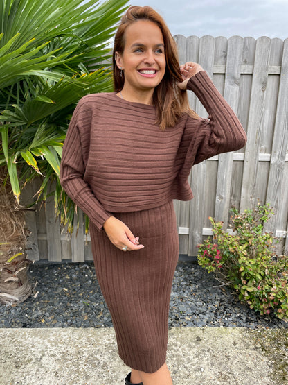 Ensemble Albane marron