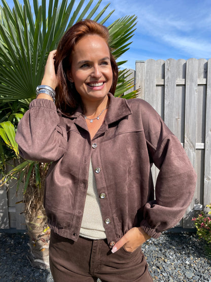 Veste Coralie marron