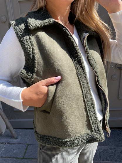 Veste Lison kaki