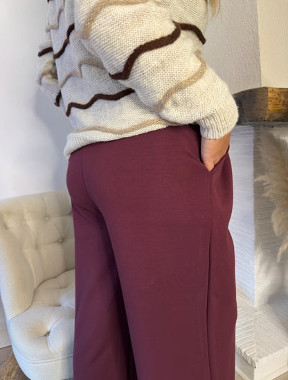 Pantalon comfy Bordeaux