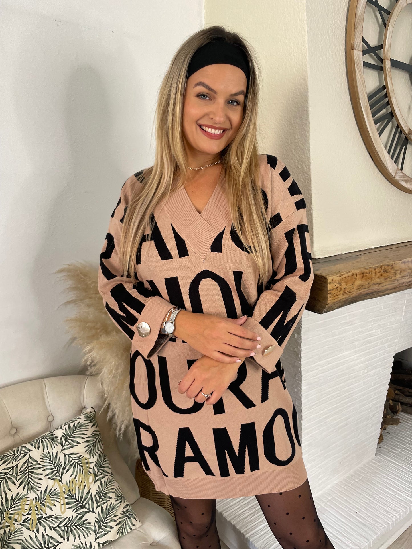 Robe pull Amour nude