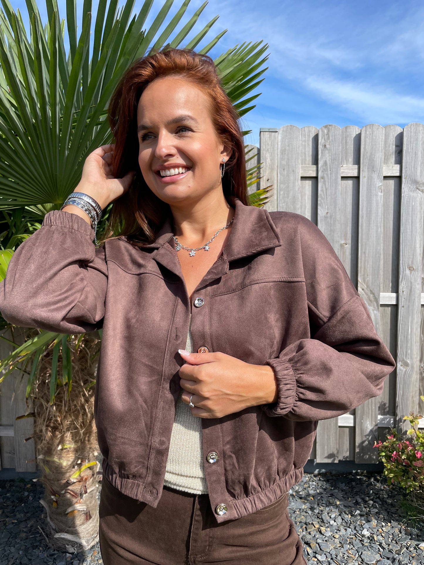Veste Coralie marron
