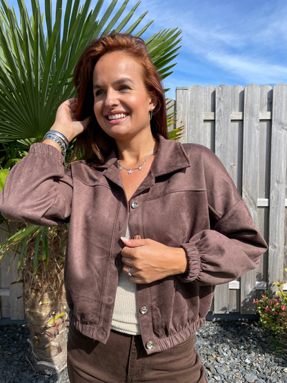 Veste Coralie marron