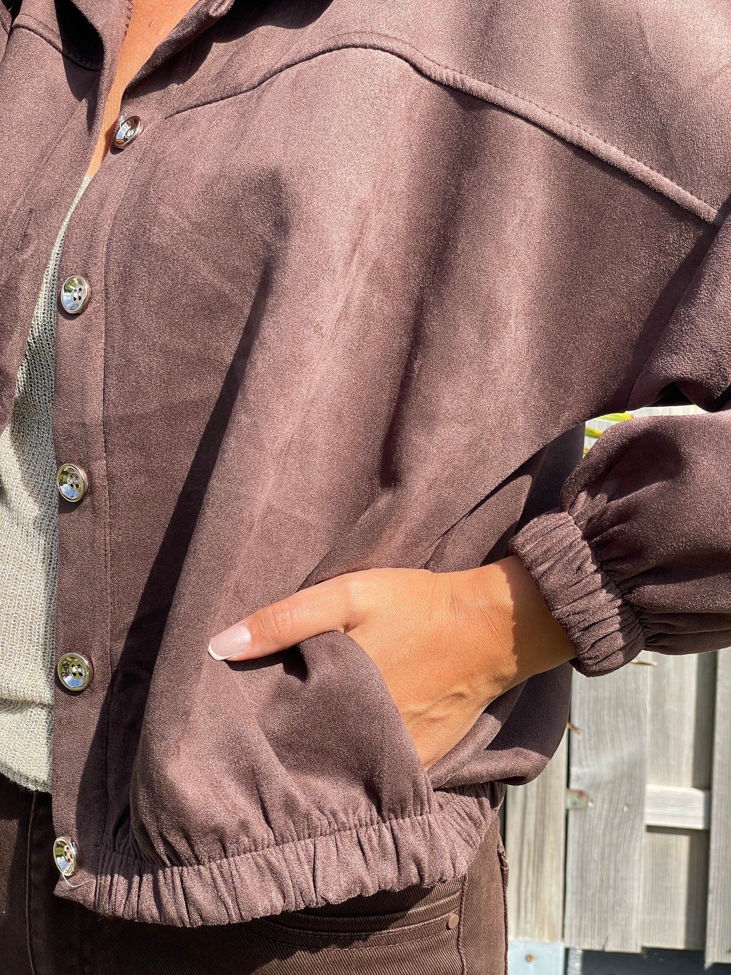 Veste Coralie marron
