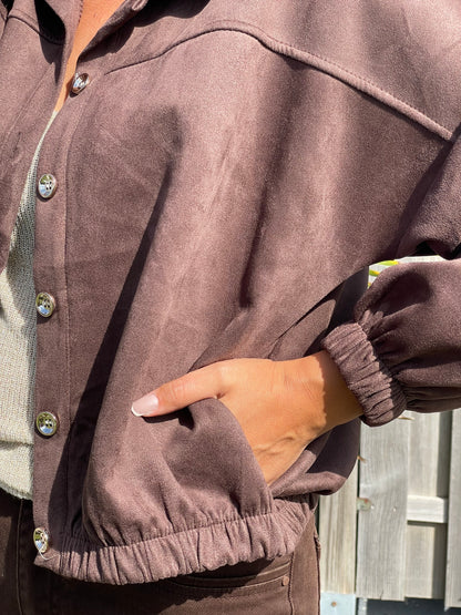 Veste Coralie marron