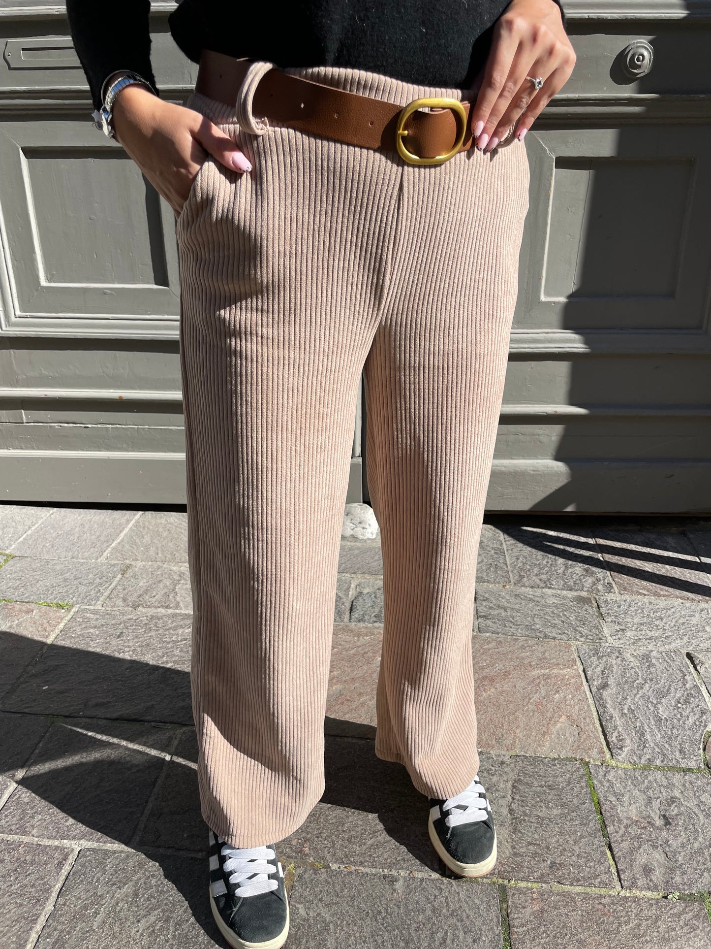 Pantalon moon beige