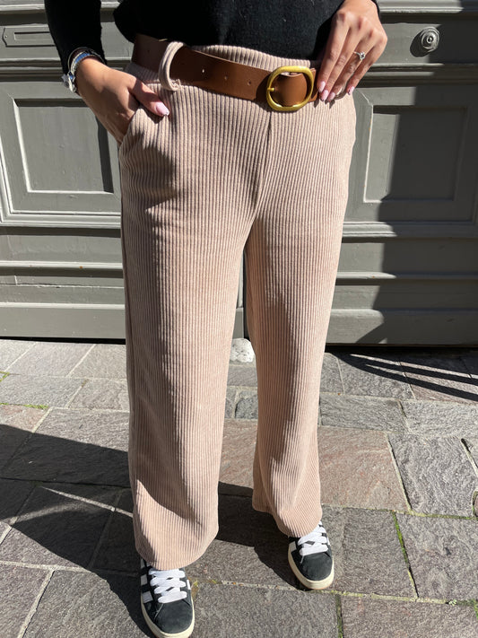 Pantalon moon beige