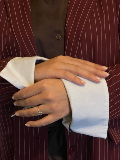 Blazer long bordeaux