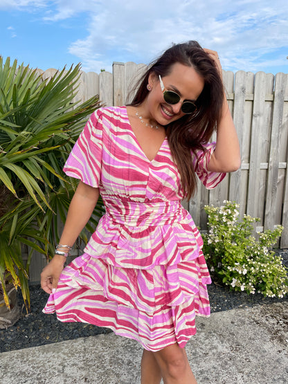 Robe flamingo rose
