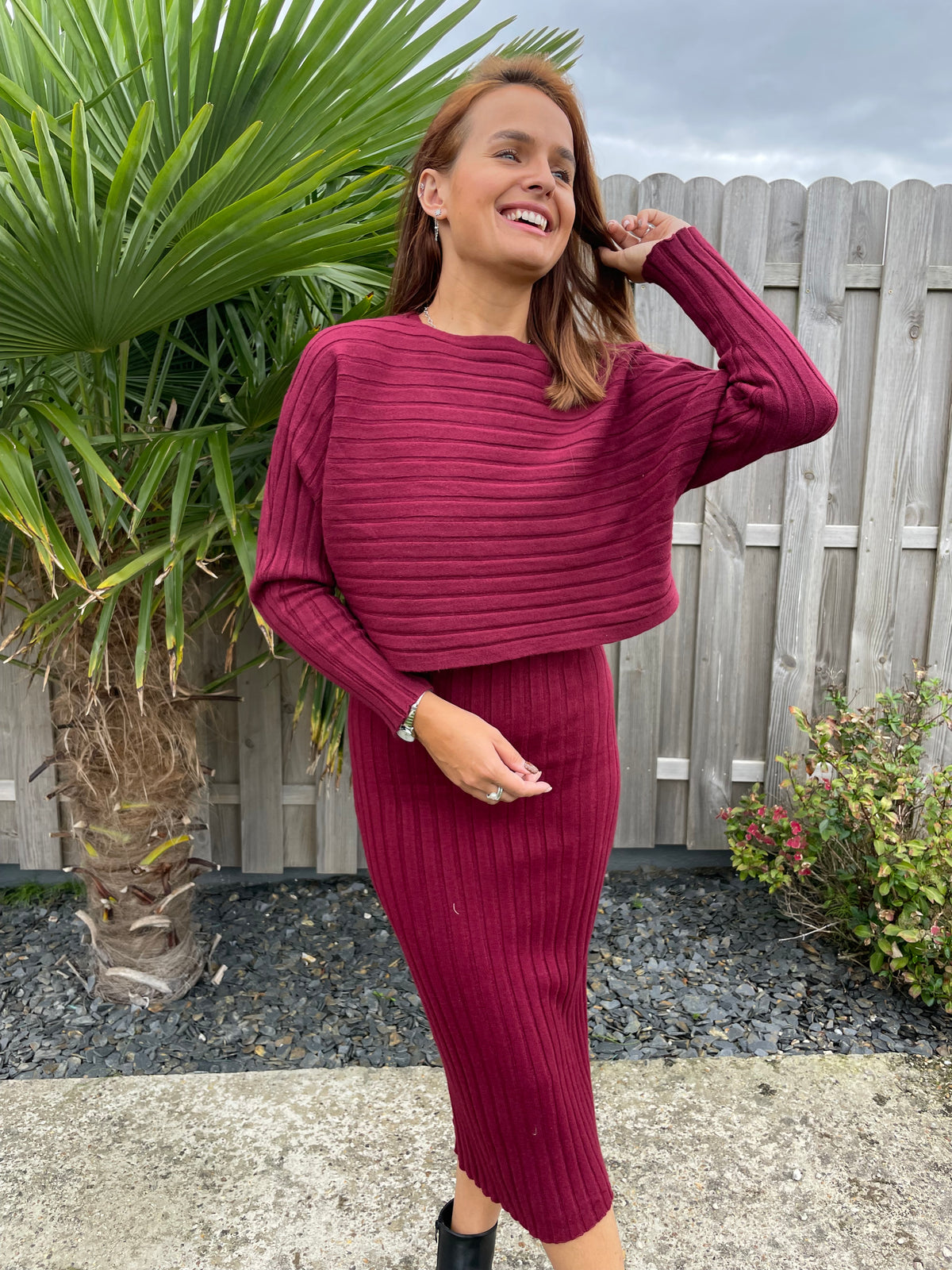 Ensemble Albane bordeaux