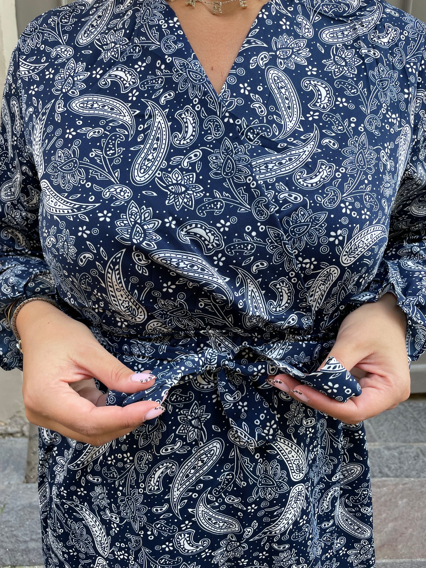Robe Automne bleue